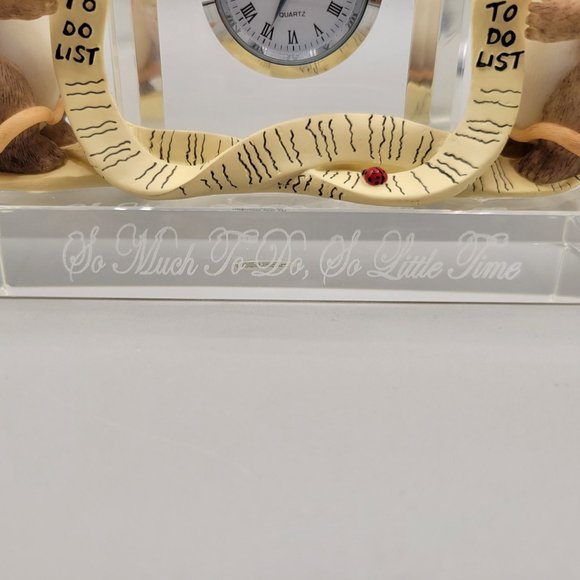 Charming Tails Clock Figurine So Much To Do So Little Time 97/140 Member Excl - Picture 6 of 9